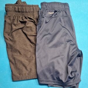 Onward Black and Gray Athletic Shorts Set